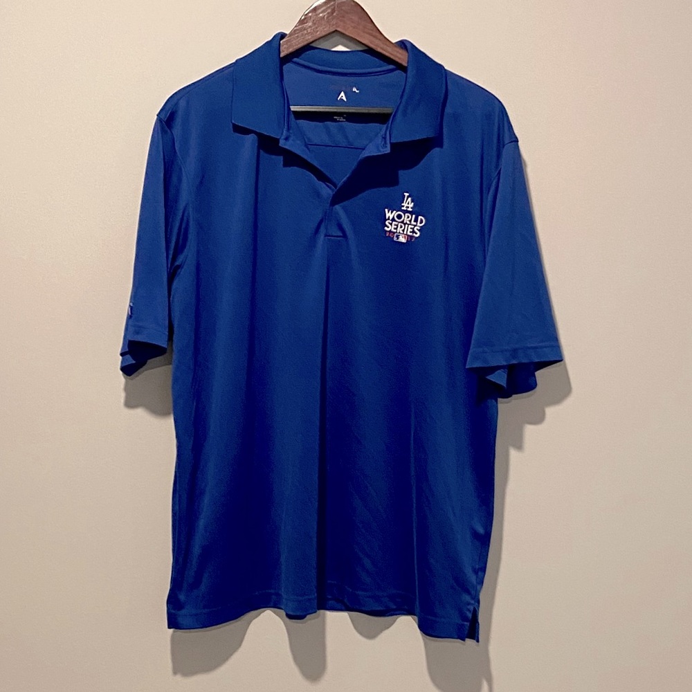 LA Dodgers 2017 World Series Athletic Polo